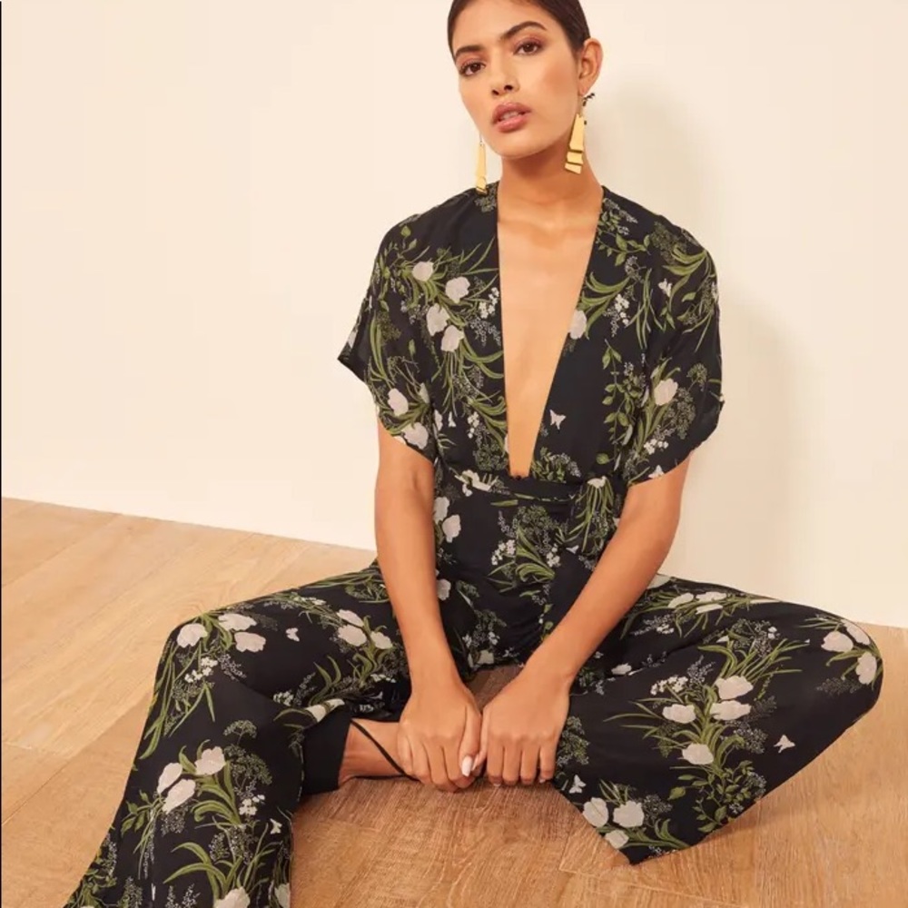 Reformation Lemongrass jumpsuit